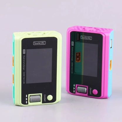 ToolkitRC M6D 500W Smart Charger - 15A Dual DC Charger & Discharger for 1-6S LiPo, LiHV, Li-Ion, NiMH & Pb Batteries