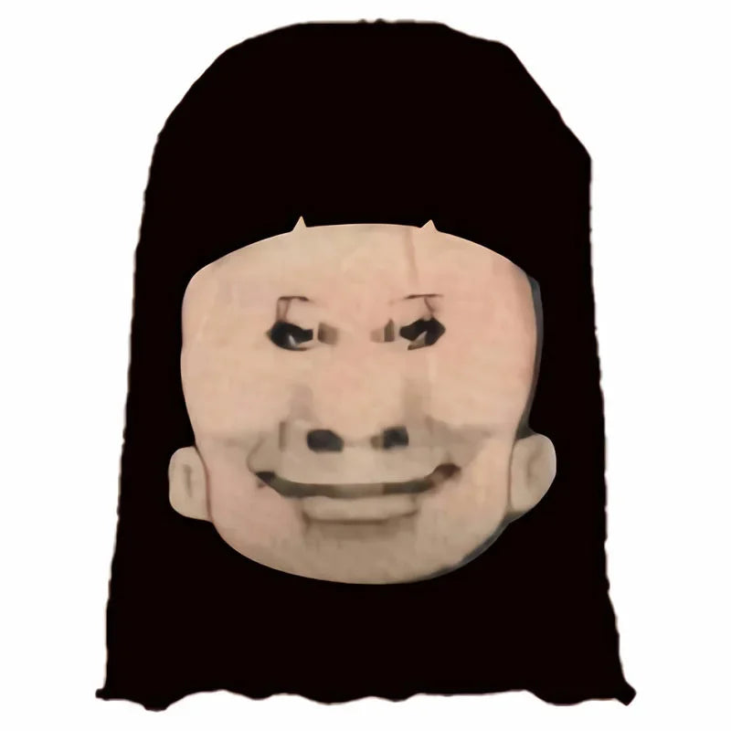 3D Funny Pattern Mesh Face Mask with Ronaldo Design – UV Protection Party & Cosplay Head Cover