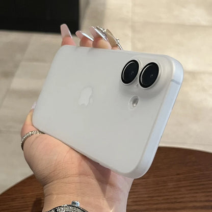 Ultra-Thin Slim Matte Frosted iPhone Case with Camera Protector — Fits iPhone 17/16/16 Plus/15/14/13/12/11 & Pro Max