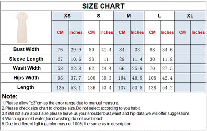 TRAF Women’s Denim Bodycon Dress – Summer 2025 Blue Button Ruffled Batwing Sleeve Long Casual Beach Vestido