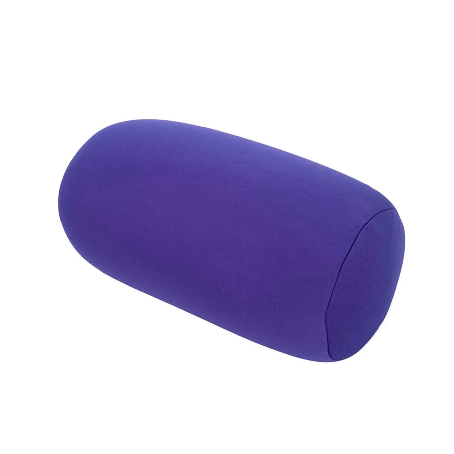Solid Color Cylindrical Neck Pillow – Washable Round Cushion for Bedroom, Seat, Headrest & Travel Support
