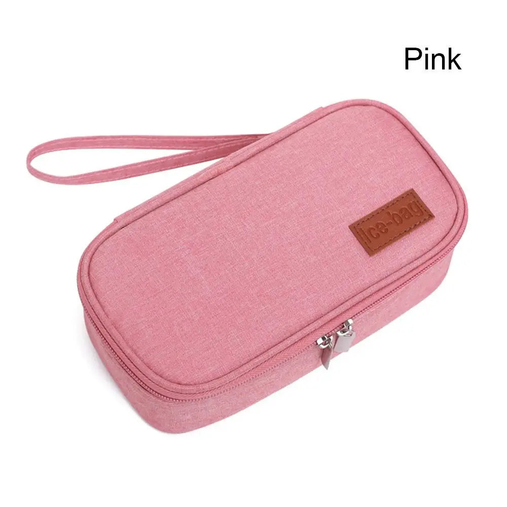 Insulin Cooling Bag for Diabetes – Waterproof Oxford Medical Cooler, Diabetic Pocket Pill Protector & Drug Freezer