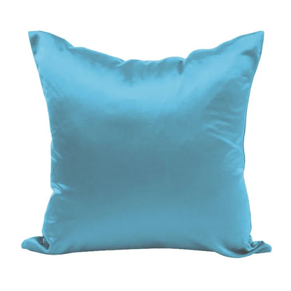 Silky Satin Pillow Cover - Smooth Decorative Cushion Case for Sofa & Bed