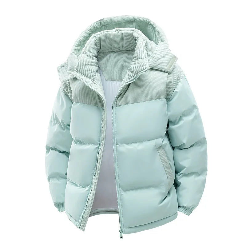 Men’s Windbreaker Winter Parka – Casual Streetwear Autumn Coat, Warm Windproof Outdoor Jacket