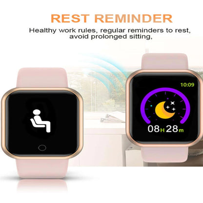 Smartwatch for Men & Women – Fitness Monitor, Message Alerts, Compatible with Xiaomi & Huawei, Perfect Birthday Gift