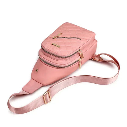 Best-Selling Women's Embroidered Backpack – Crossbody Leisure Shoulder Bag with Composite Fabric