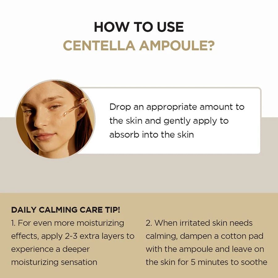 Madagascar Centella Asiatica Ampoule – Moisturizing & Firming Serum for Sensitive Skin