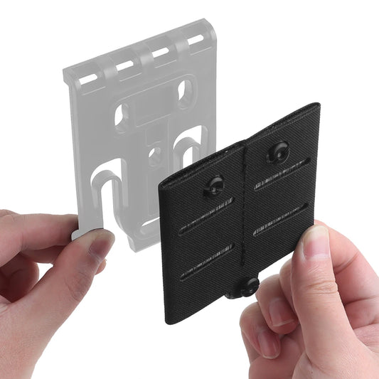 Tactical MOLLE M System Mounting Adapter - Quick Release Accessory Adapter for Hunting & Shooting Magazine Pouches