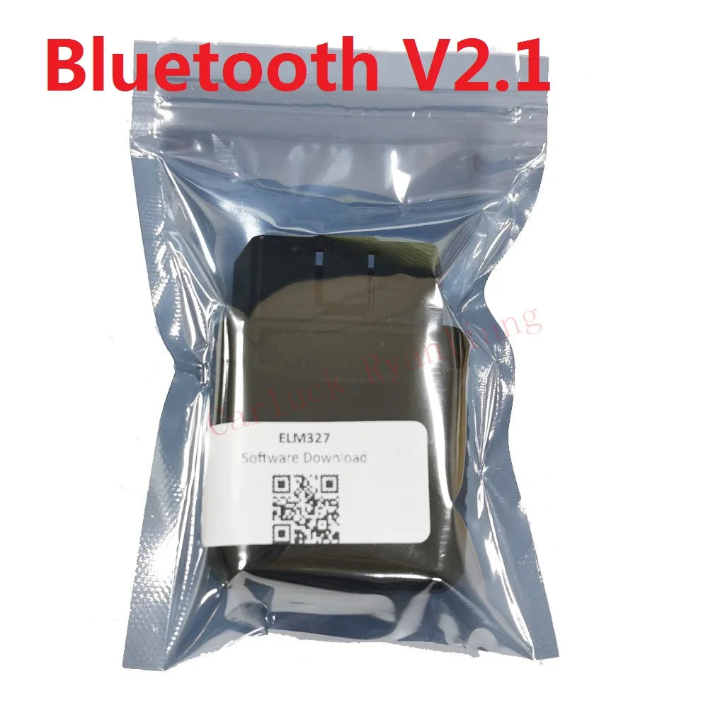 ELM327 Bluetooth 4.0 Car Engine Fault Code Reader – OBD II Scanner for iOS/Android/PC, V1.5 EOBD Diagnostic Tool