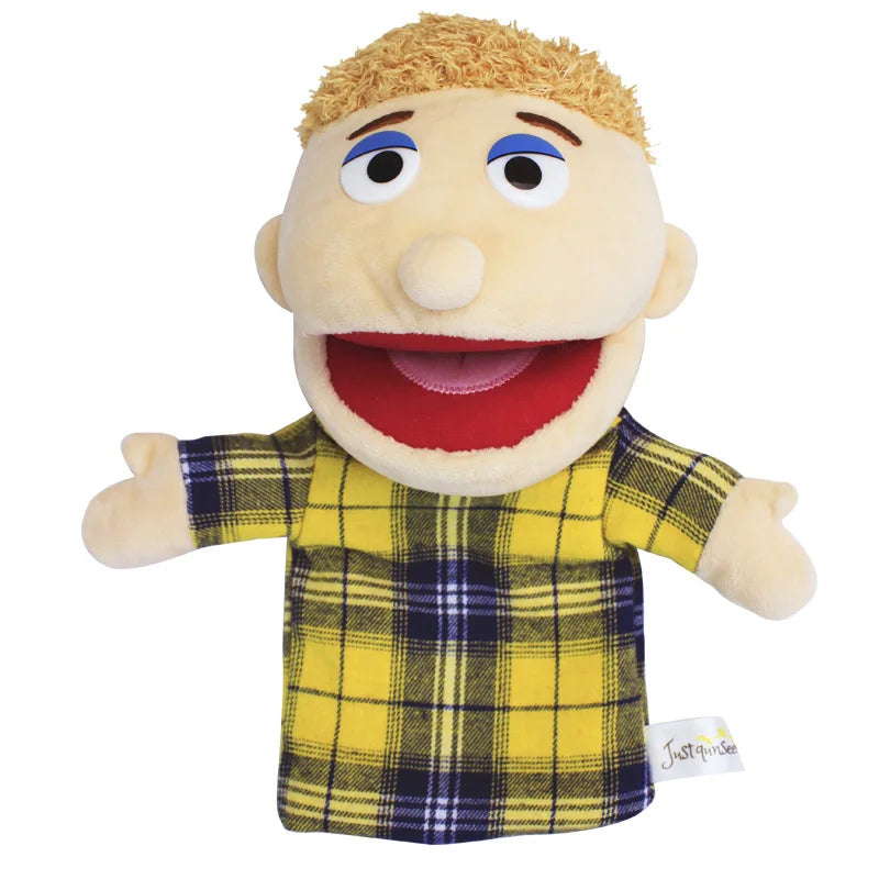 Sesame Street Plush Puppet Toys - Soft Stuffed Cartoon Figures for Kids Pretend Play & Collection