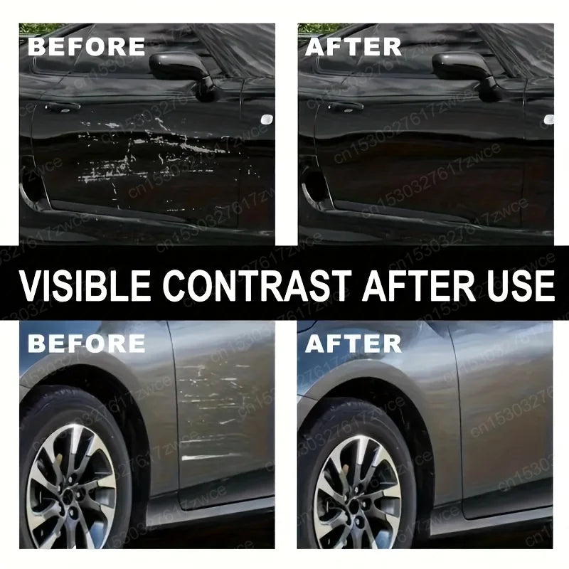 Car Scratch Remover Kit — Auto Swirl & Scratch Repair Polishing Compound with Anti-Scratch Wax