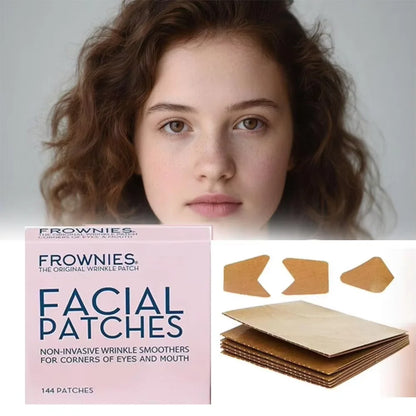 Frownies Anti-Wrinkle Patches - C-Shaped Forehead Face Lift and Skin Smoothing Tape