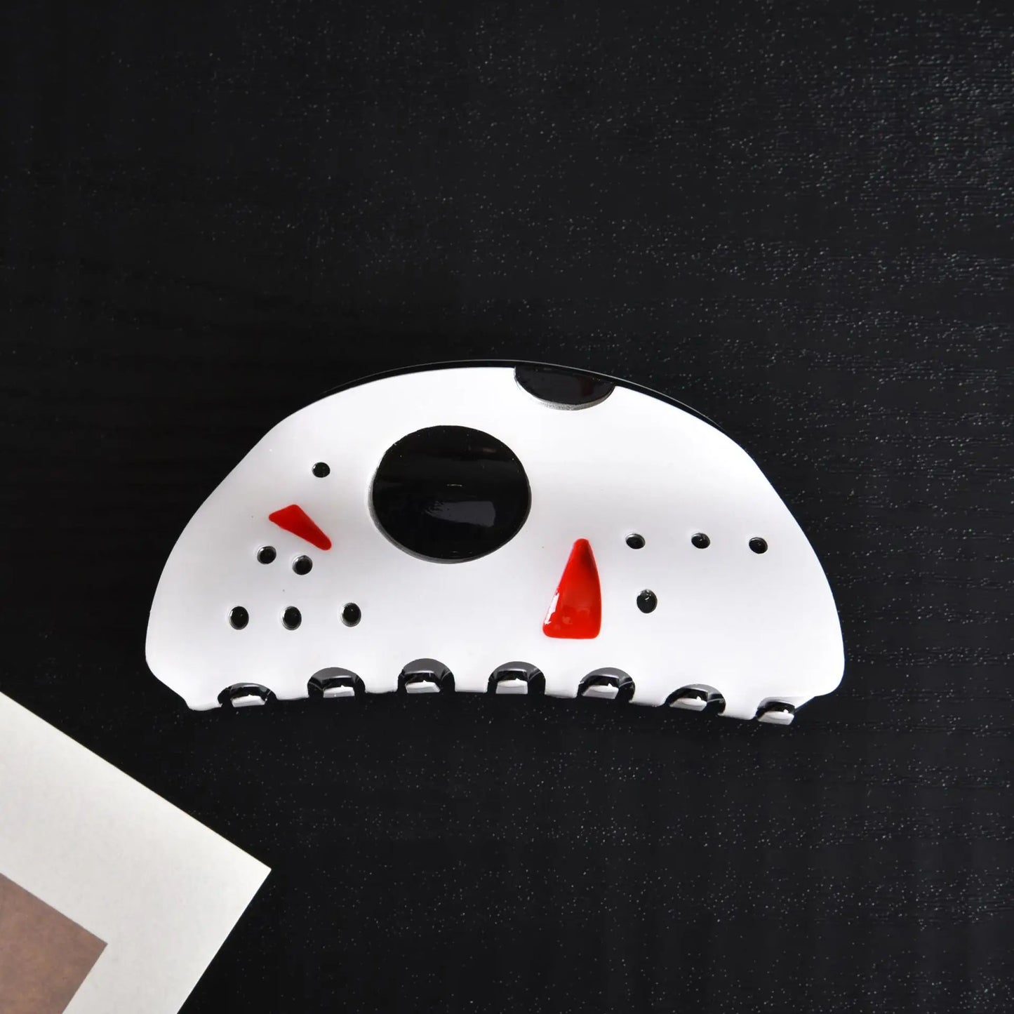 New Horror Series Hair Clips — Acrylic Claw Clips with Clown, Crab, and Shark Designs, Halloween Hair Accessories for Women