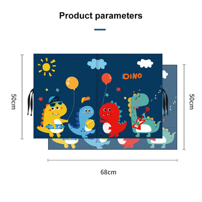 Cartoon Magnetic Car Side Gear Sunshade - Window Visor for Children, Sun Protection Heat Insulation Blind