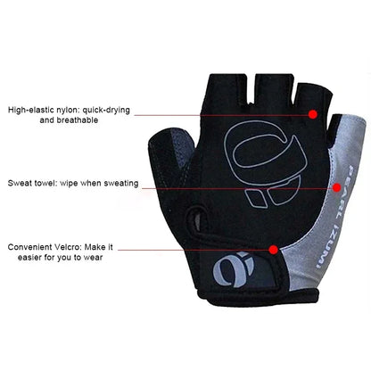 Half Finger Gel Cycling Gloves – Anti-Slip, Anti-Sweat Road Bike Gloves for Men, MTB Cycling Equipment