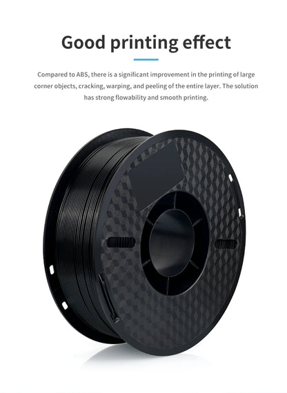 KINGROON 10KG PLA/ABS/PETG Filament 1.75mm – 10 Rolls Black, White, Gray for 3D Printing