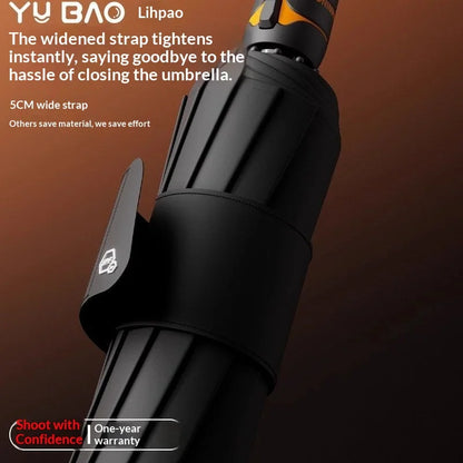 Cyber Style Automatic Umbrella - Extra-Large Reinforced Wind-Resistant & UV-Proof Rain and Sun Umbrella