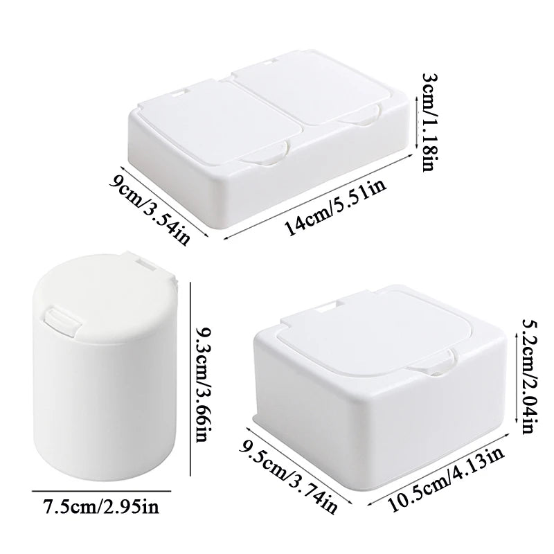 Pop-Up Small Card Storage Box | Desktop Organizer with Classification Drawer | Dustproof Photocard Holder and Jewelry Container