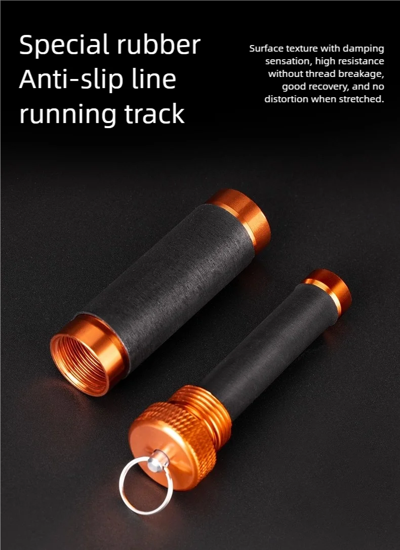 Aluminum Alloy Line Pull Rod — Rubber Anti-Slip Fishing Tool for Snag Pulling, Hook Tying, Knotting, and Hand Protection