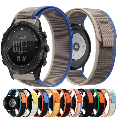22mm Sport Nylon Watch Band for NORTH EDGE APACHE-46 – Trail Loop Replacement Strap Bracelet Correa Durable Adjustable Wristband