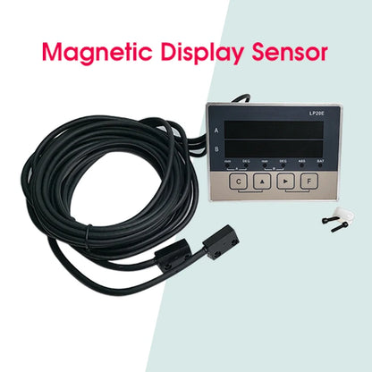 LP20E 2-Axis Digital DRO – Magnetic Sensor Tape Displacement Readout Scale for CNC Lathe & Woodworking Machines
