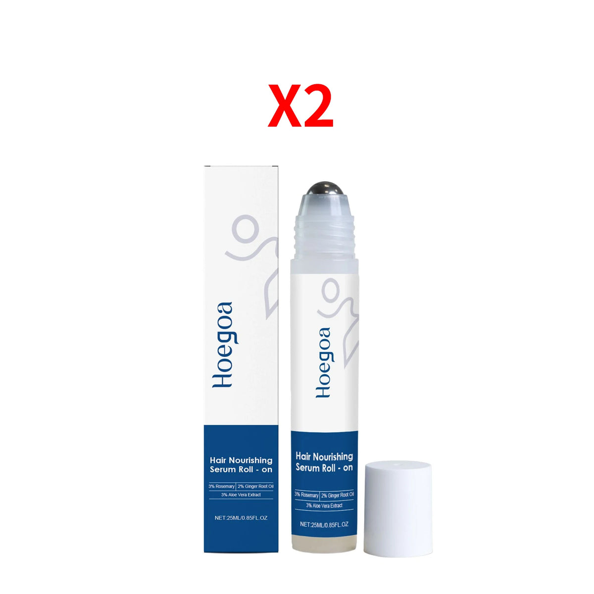 Rosemary Hair Nourishing Serum Roll-On - Scalp Care and Hair Strengthening Essence