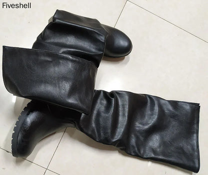 Medieval Leather Boots – Jack Sparrow Renaissance Half-Haddock Shoes, LARP Pirate Warrior Vintage Jackboots for Men