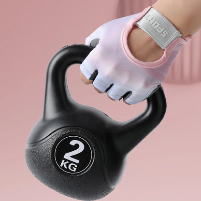Unisex Sports & Fitness Gloves – Semi-Finger, Breathable, for Training, Kettlebells, Cycling & Wrist Support