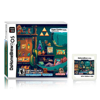 7800 in 1 R4 3DS Flash Card – NDS SDHC Adapter Memory Card for DS Games with RTS Support