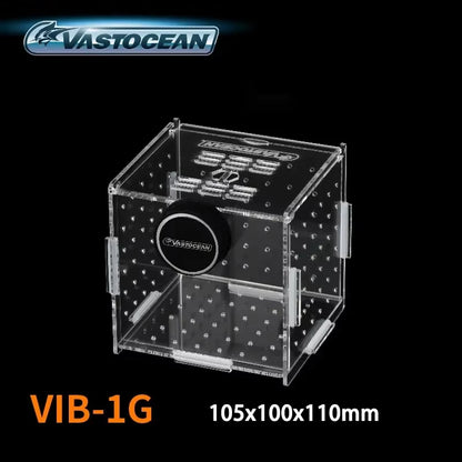 Magnetic Acrylic Fish Breeding & Isolation Box, Aquarium Hatchery Tank Divider with Combined Design for Safe Fish Separation & Care