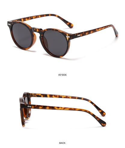 Retro Polarized Sunglasses — Small Round Vintage Shades for Men & Women