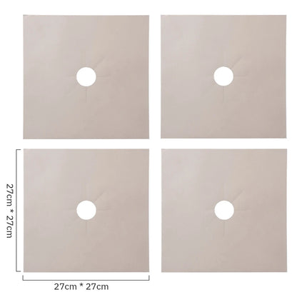 Gas Stove Protector Mats – 1/4/6/8PCS Cooker Liner for Kitchen Stovetop Cleaning