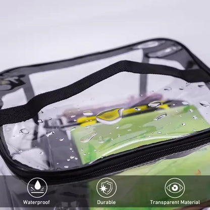 Large Capacity Transparent Mesh Zipper Storage Bag – Organizer for Toys, Puzzles & Building Blocks