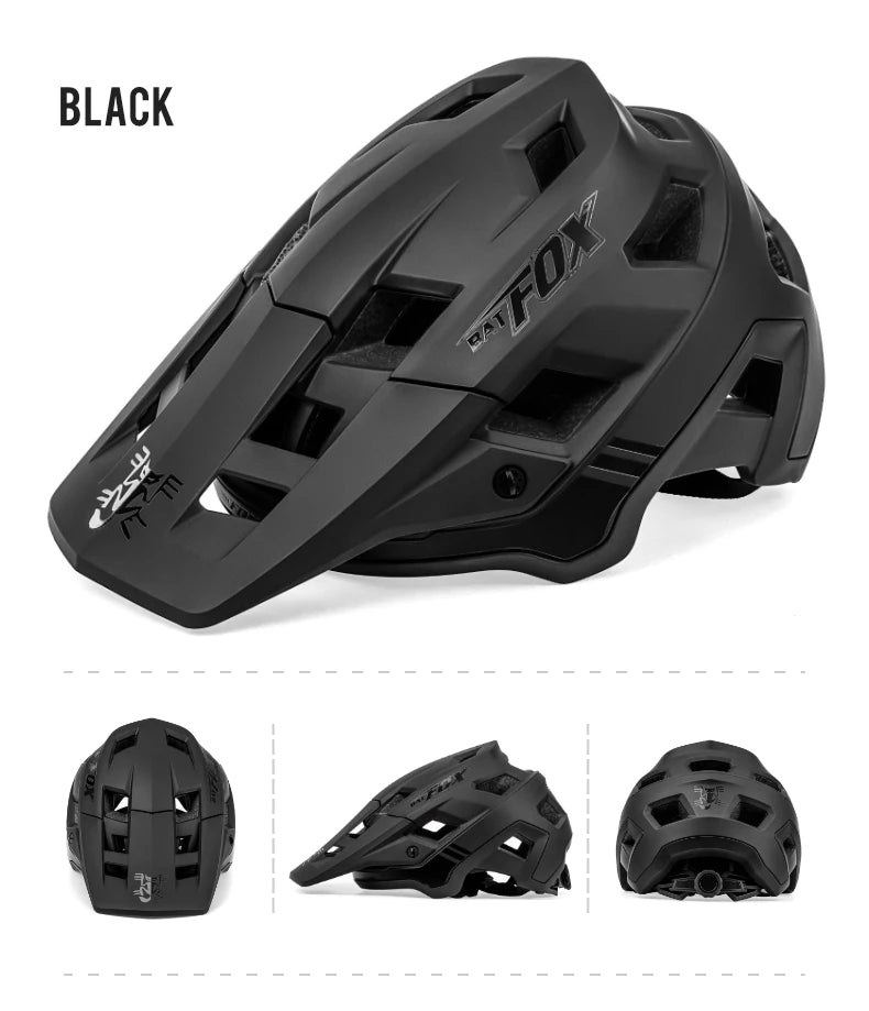 BATFOX Men's Cycling Helmet – MTB Mountain Bike Racing Helmet, Speedframe Casco para Bicycle