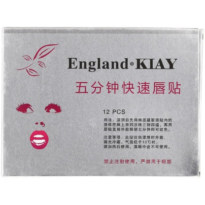 12pcs Lip Paste Mask – Tattoo & Makeup Care for Bleeding Relief and Color Fixing