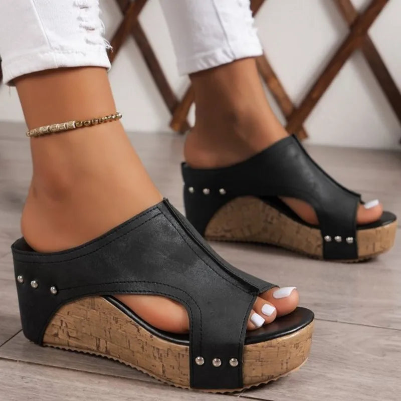 Women’s Summer Sandals – Soft Slide Wedges & Platform Heels, Comfortable Casual Footwear