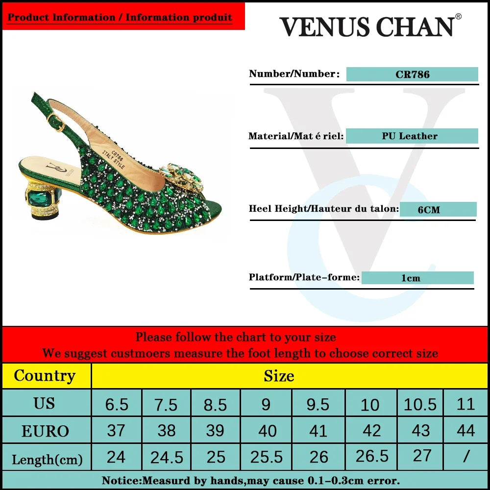 Silver Nigerian Women’s Shoe & Bag Set - African Fashion Party & Wedding Accessories