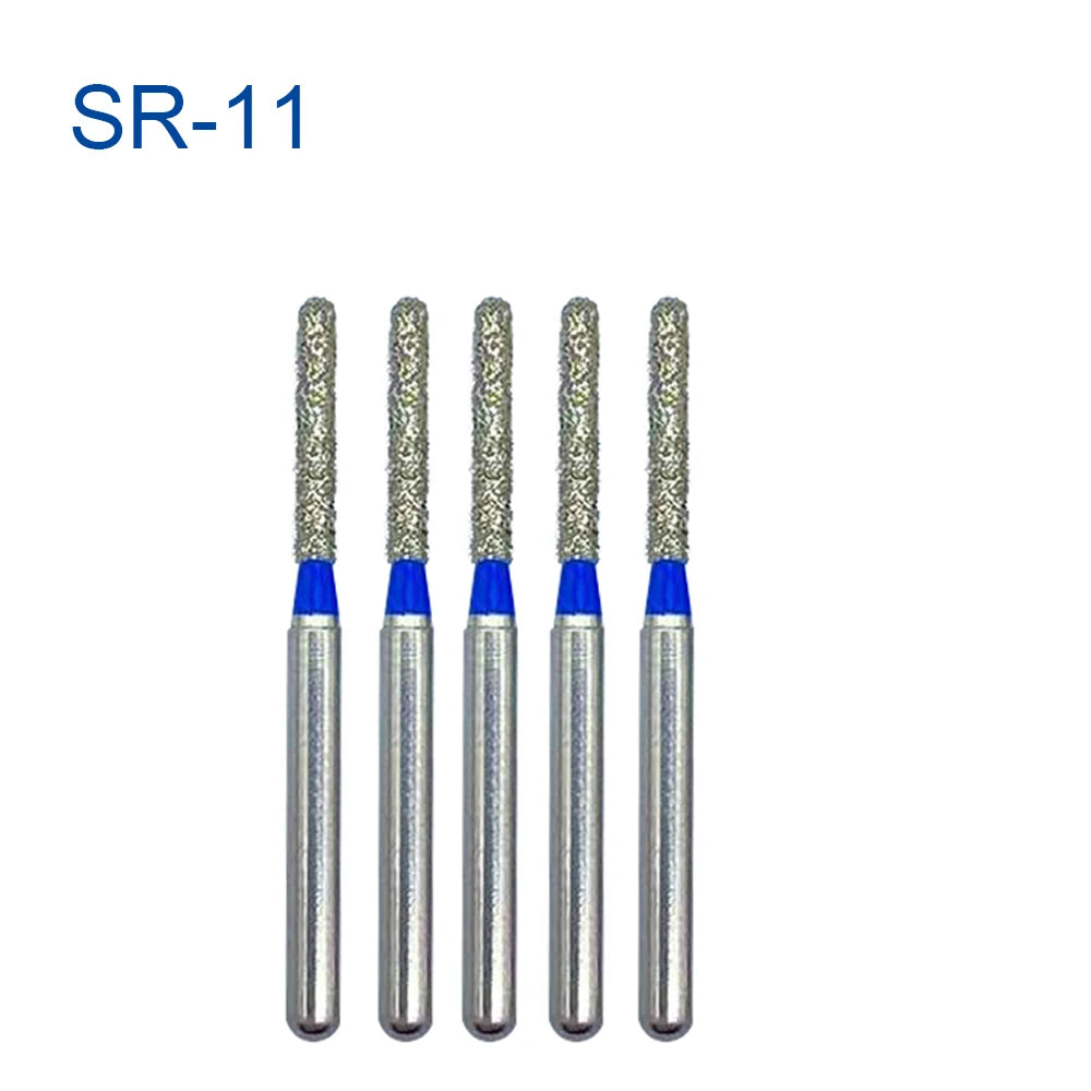 5pcs FG Dia 1.6mm Dental Drills – High-Speed Handpiece Diamond Burs for Teeth Whitening