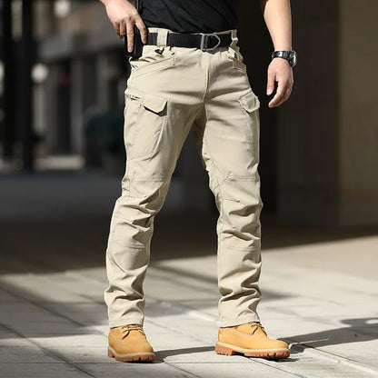 Spring-Autumn Water-Resistant Tactical Hiking Pants – Stretch Desert Camouflage Military Utility Trousers