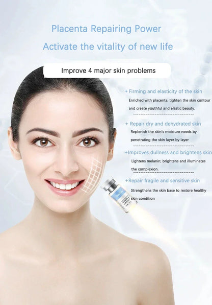 Placenta Freeze-Dried Powder Essence — Hydrating, Nourishing & Skin Rejuvenation Serum for Pore Shrinking