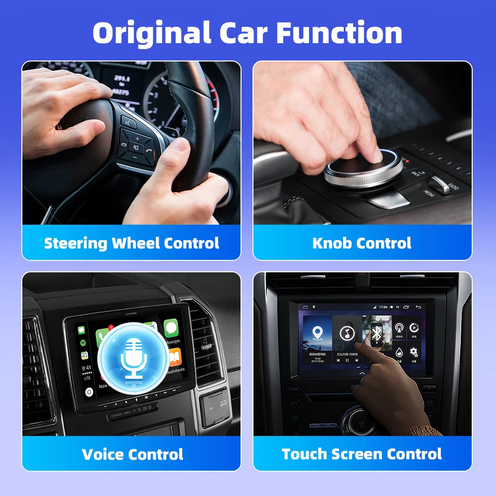 New 2-in-1 Wired to Wireless CarPlay & Android Auto Adapter – Smart Box with 5GHz WiFi, Fast Plug & Play Connection