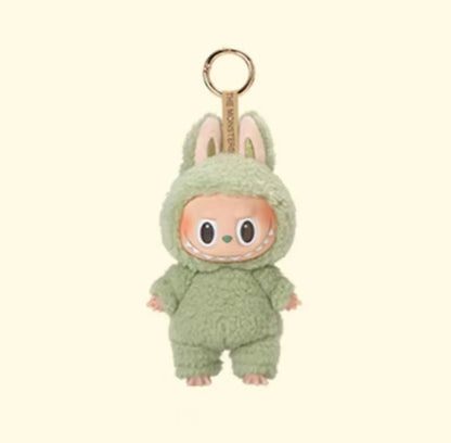 17cm Labubu V1 The Monsters Blind Box - Keychain & Cardiac Macarone Girl Gift with Free Sonny Angel