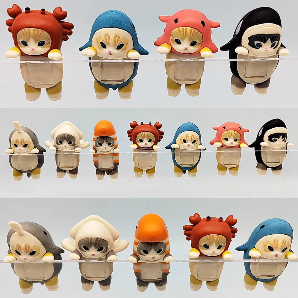 2024 Mofusand Blind Box Mini Anime Figures – Decorative Ornaments & Dolls for Fans, Kids' Christmas & Birthday Gifts