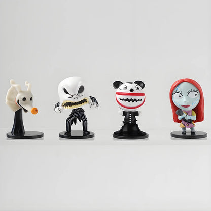 8pcs The Nightmare Before Christmas Action Figures — Sally & Jack Skellington Vinyl Figurines, Halloween & Christmas Collectible Toys