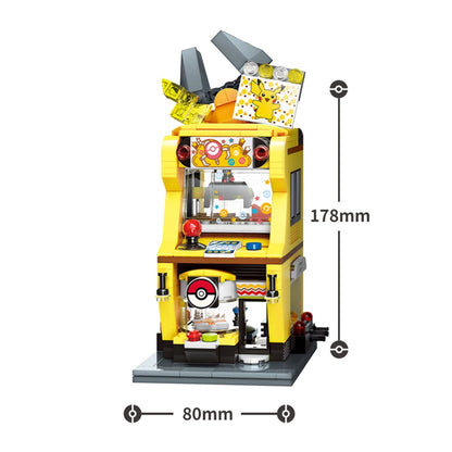 Original Pokémon Crane Game Block Set — Pikachu, Charizard, Squirtle & Bulbasaur Educational Model Toys for Kids’ Gifts