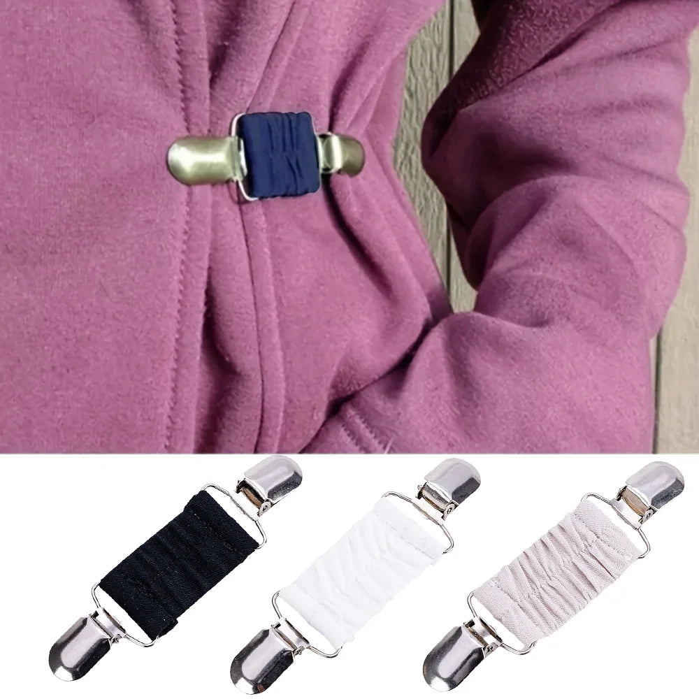 Adjustable Back Cinch Clips - Seamless Elastic Waist and Sweater Tightener for Women
