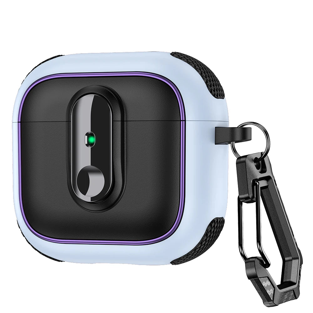 Armor Lock Earphone Case for AirPods – Shockproof TPU & PC Cover for AirPods 1, 2, 3, 4 & Pro 2, 2nd & 4th Gen