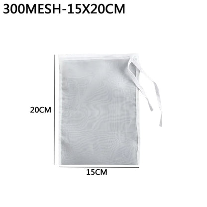 Nylon Filter Bags - Reusable Food Strainer Net for Tea, Milk, Cheese & Kitchen Use