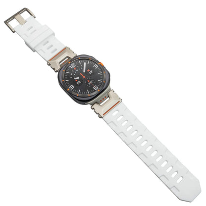 Soft Silicone Loop Strap for Samsung Galaxy Watch Ultra 47mm – Luxury Sports Band with Curved End for Men