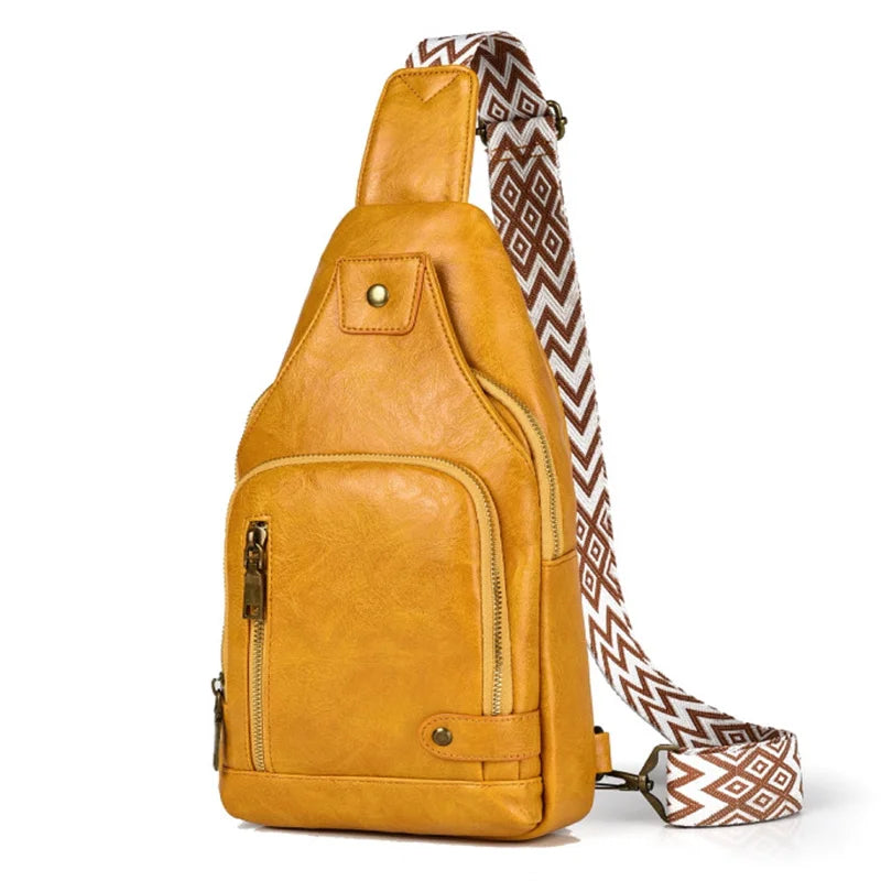 Waterproof Summer Crossbody Chest Bag for Couples – Unisex Small & Breathable Backpack